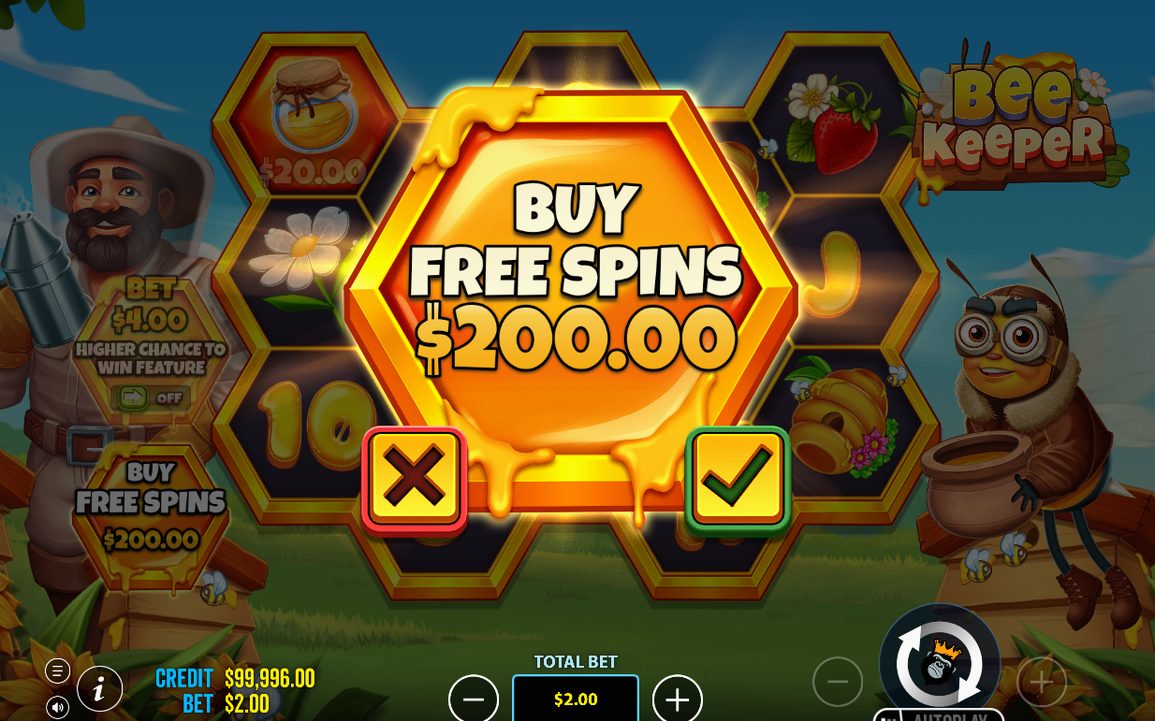Honeypot marked on reel 1 during Free Spins