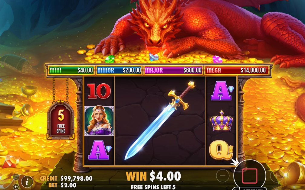 Free Spins with giant symbol merged across reels 2-3-4